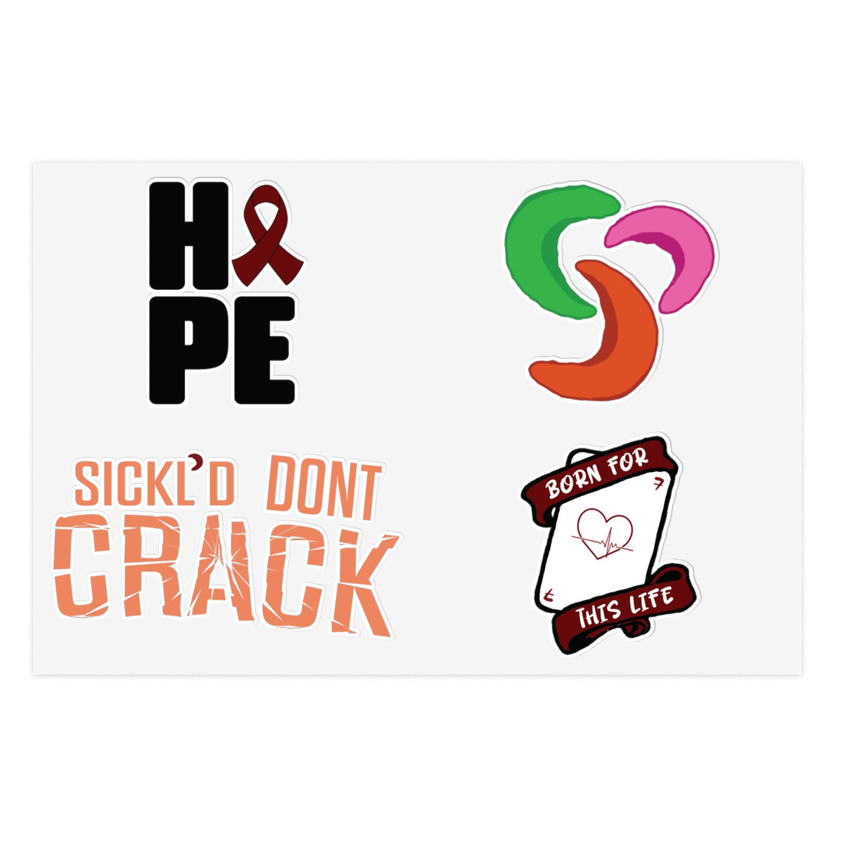 Sickl'd Sticker Pack V2