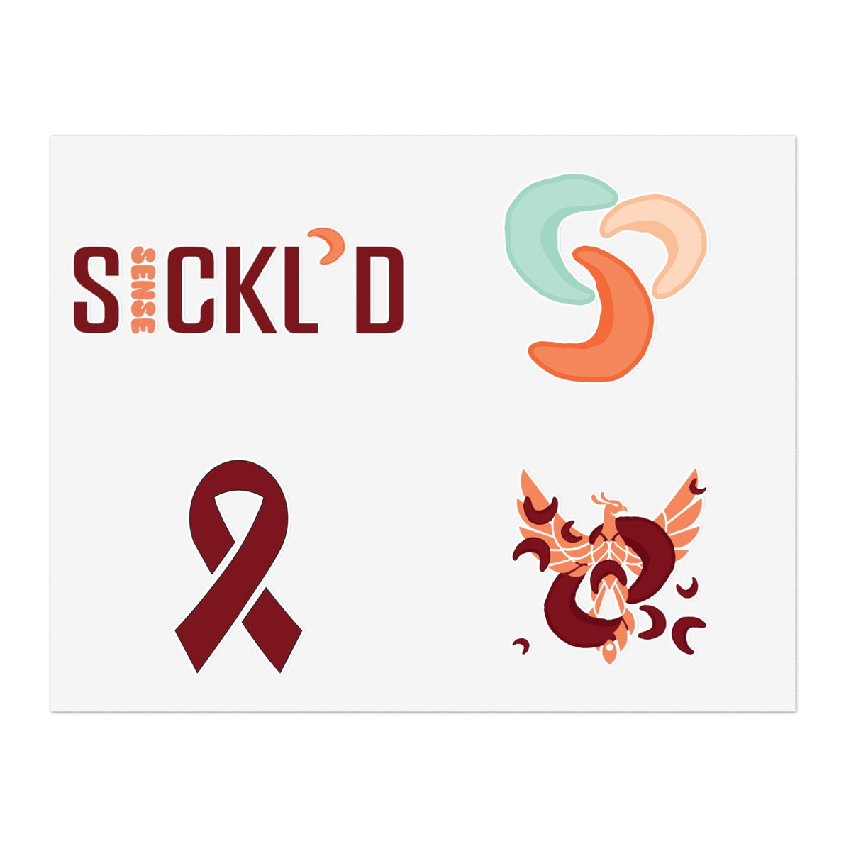 Sickl'd Sticker Pack V1