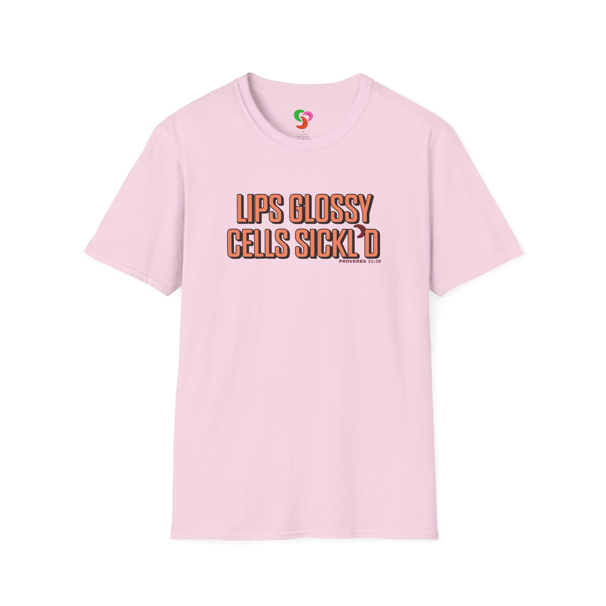 Lips Glossy Cells Sickl'd T-Shirt