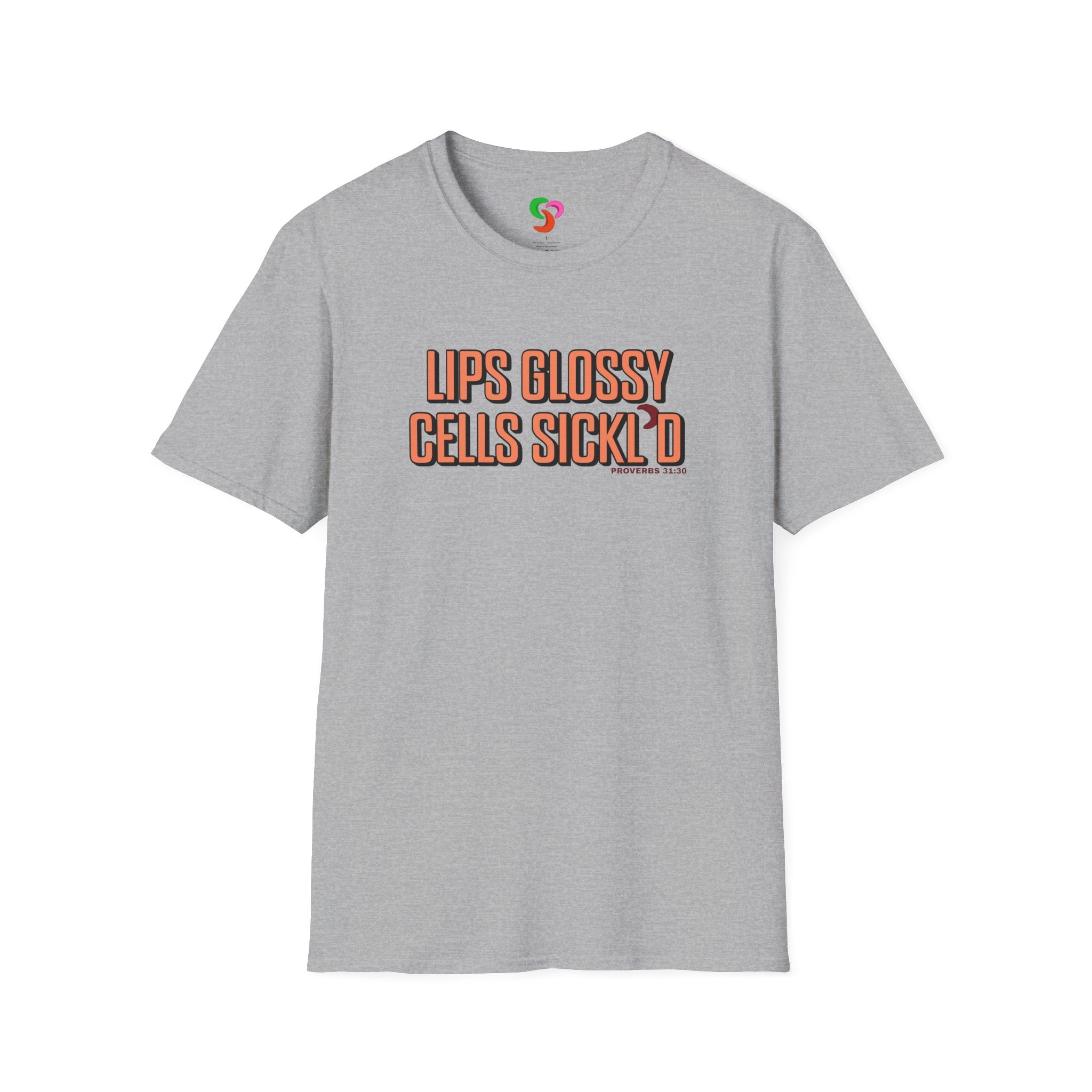 Lips Glossy Cells Sickl'd T-Shirt