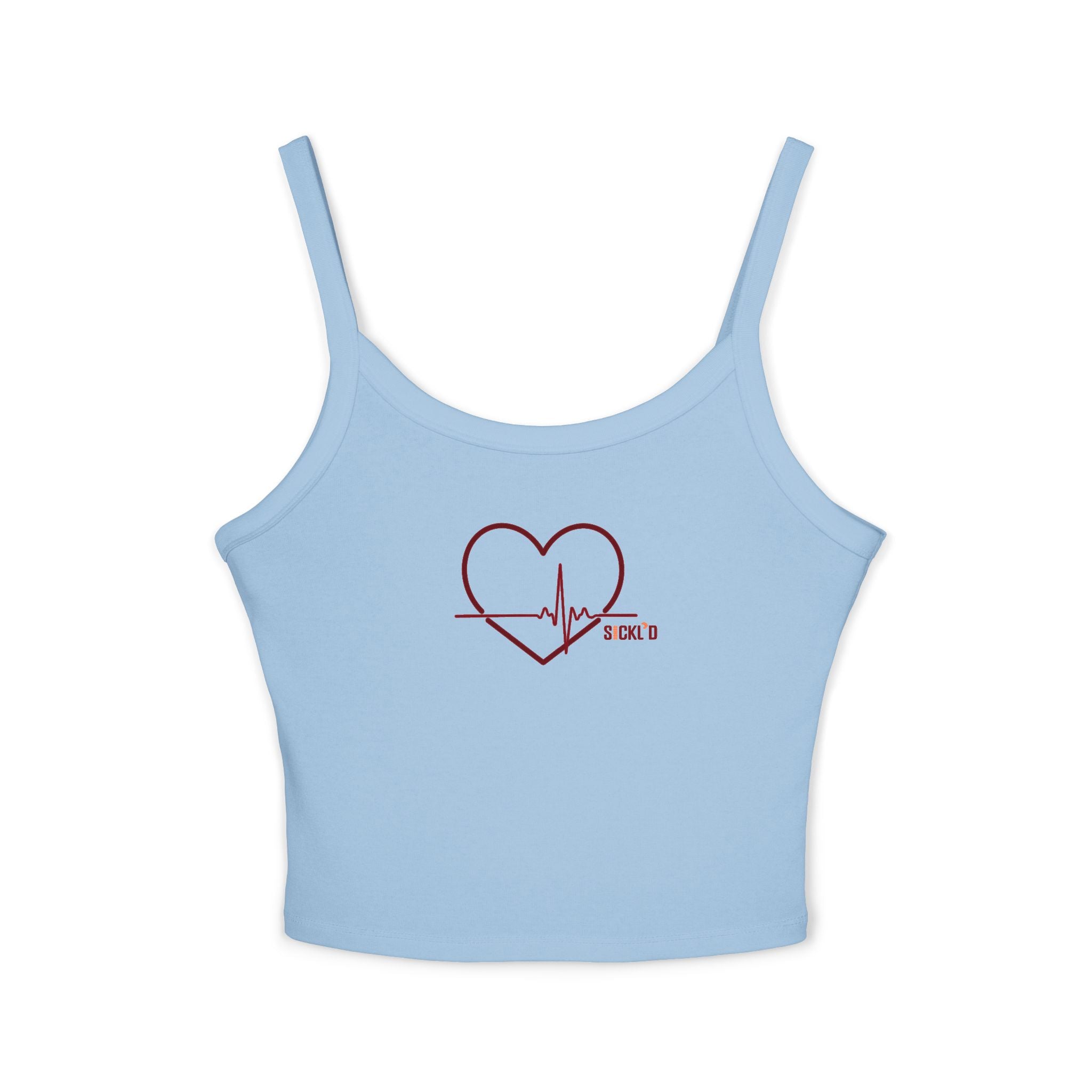 Heart Pulse Spaghetti Strap