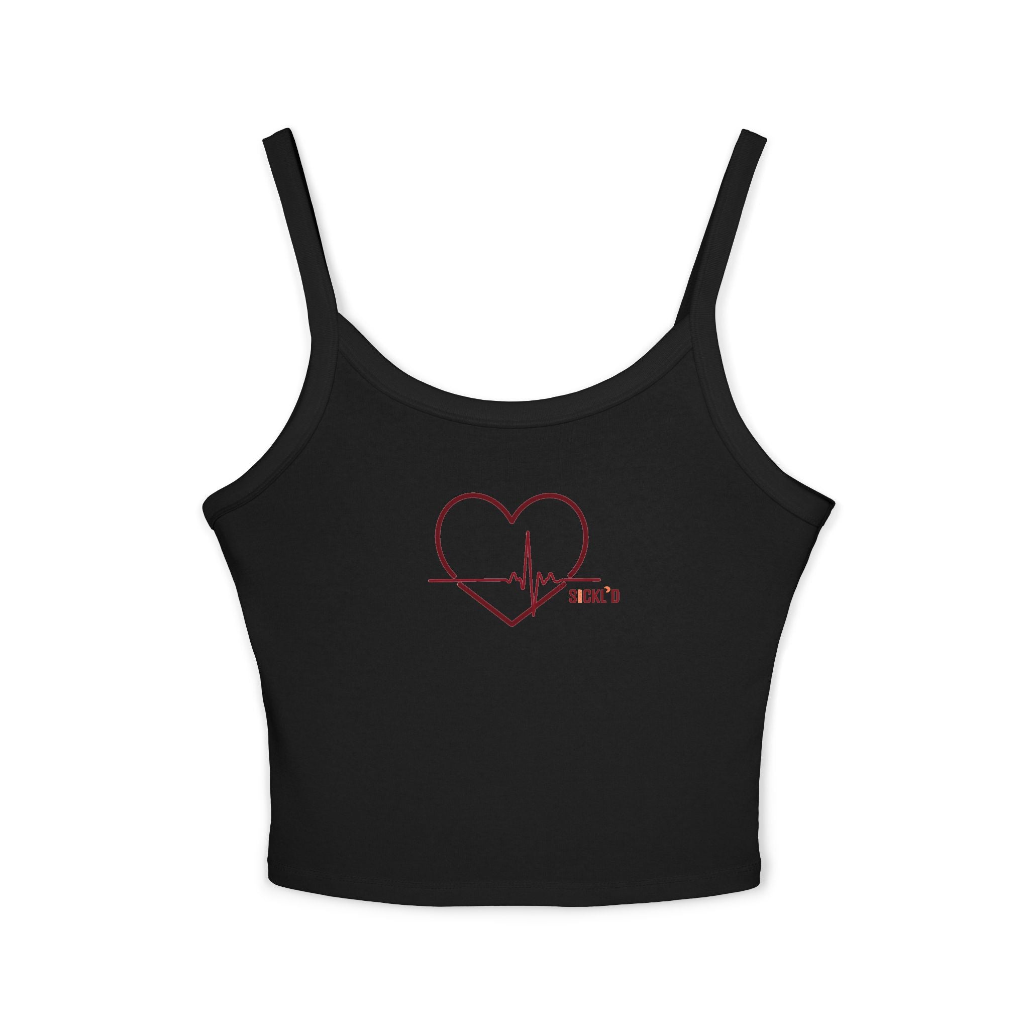 Heart Pulse Spaghetti Strap