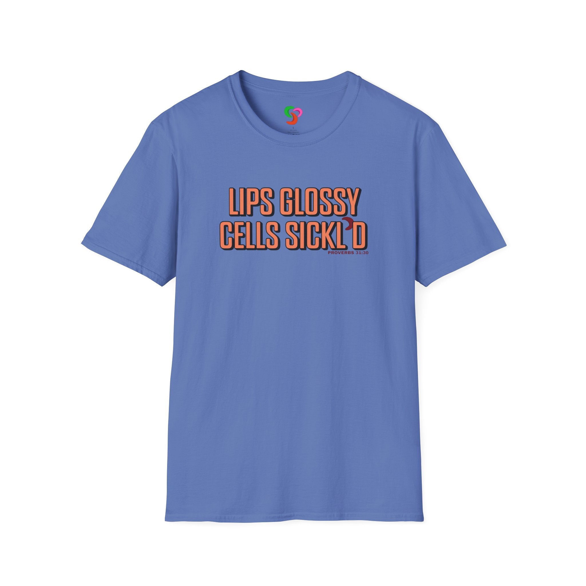 Lips Glossy Cells Sickl'd T-Shirt